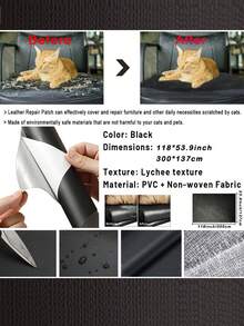 Dark Grey Furniture Repair Sticker, Sofa Repair Patch - Dark Grey - View 3