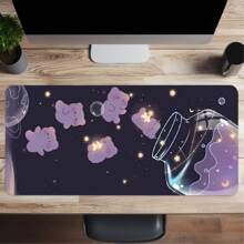 Cartoon Animal Pattern Computer Desk & Mouse Pad - Multicolor - View 5