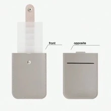 1pc Random Color Stackable Concealed Pull-out Card Holder For Wallet - Multicolor - View 7