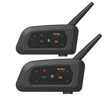 Xe máy Mũ sắt của lính Tai nghe mang đầu Không dây Thông tin liên lạc Hệ thống - 2 cái/bộ - màu đen - Xem 1