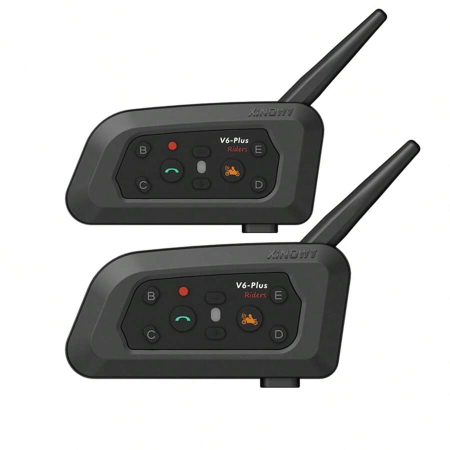 Xe máy Mũ sắt của lính Tai nghe mang đầu Không dây Thông tin liên lạc Hệ thống - 2 cái/bộ - màu đen - Xem 1