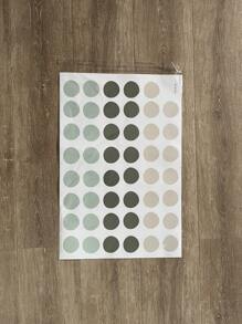 Dot Print DIY Kids Wall Sticker, PVC Self Adhesive Wall Art Decal For Home Decor, Stickers, Wall Decal, Vinyl Decal For Home Decorations, Spring Decoration Items Refresh Your Home, Festival Decoration Stickers Gifts Birthday Graduation - Multicolor - View 6