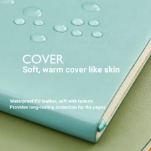 1 件 A5 圣诞拐杖糖彩色裱框厚纸笔记本，160 页，适合工作、办公室和学校 - 淺粉色 - 查看 6