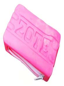 Monedero Silicona Artesanal Jabon Zote Cute - Rosa - Ver 3
