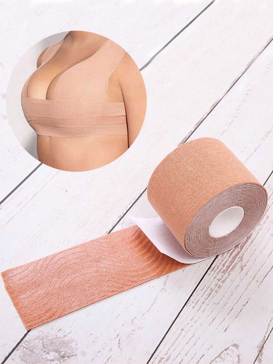 1入組自黏式乳房提升膠帶帶,乳貼 - 杏色 - 查看 1