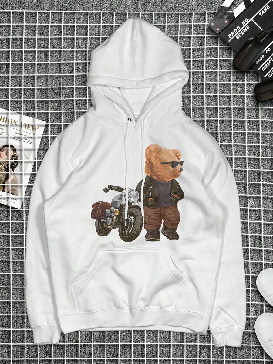 Men Sweatshirts - 白色 - 查看 1