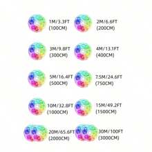 5v 5050 Rgb Led Light Strip Con Control Remoto Ir De 24 Teclas - Multicolor - Ver 9