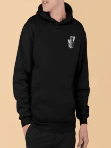 Men Sweatshirts - 黑色 - 查看 1