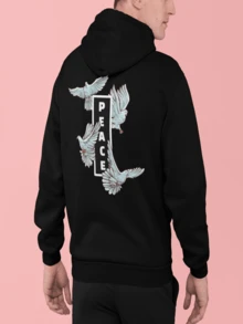 Men Sweatshirts - 黑色 - 查看 3