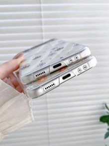 1 件 Ditsy 花卉图案手机壳，适用于三星 Galaxy Z Flip 3/4 - 彩色 - 查看 4