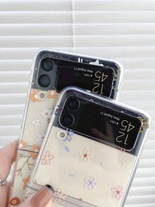 1 件 Ditsy 花卉图案手机壳，适用于三星 Galaxy Z Flip 3/4 - 彩色 - 查看 2