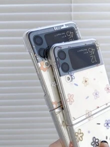 1 件 Ditsy 花卉图案手机壳，适用于三星 Galaxy Z Flip 3/4 - 彩色 - 查看 3