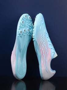 Athletic Spikes Shoes For New Track Running, Long Jump And Training - Blue - View 2