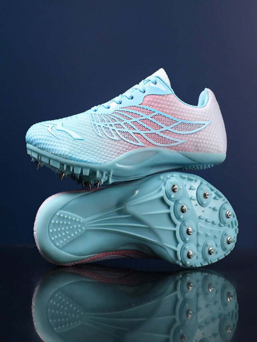 Athletic Spikes Shoes For New Track Running, Long Jump And Training - Blue - View 1