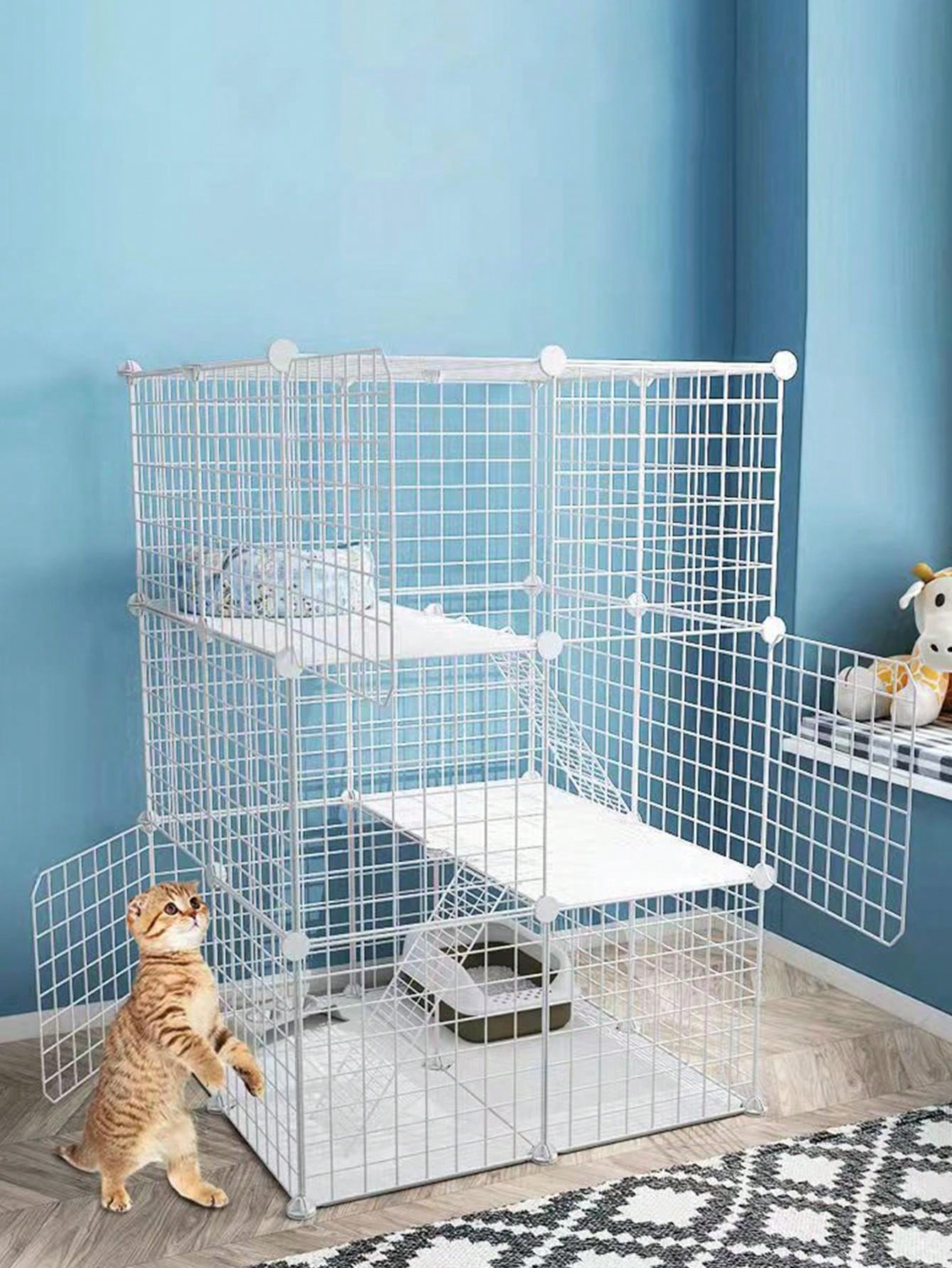 Pet Fence Dog Gate Indoor Barrier, Expandable, Wooden, Doorway Hall Stairs, Extra Wide