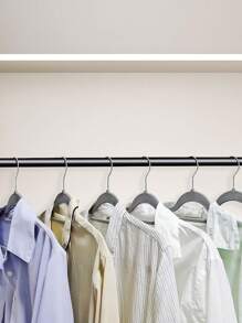 30 件/50 件/60 件天鵝絨衣架 - 重型天鵝絨衣架,帶領帶 - 高級防滑衣架 - 360 度旋轉掛鉤 - 堅固,可固定夾克或褲子 灰色 - 灰色 - 查看 5