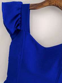 Women Tops - 寶藍色 - 查看 3