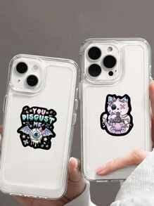 56 件哥特式卡通娃娃贴纸 - 非常适合笔记本电脑、个人电脑、智能手机、万圣节涂鸦等！、学校用品、返校 - 彩色 - 查看 8