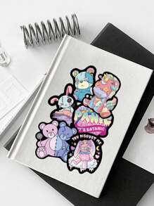 56 件哥特式卡通娃娃贴纸 - 非常适合笔记本电脑、个人电脑、智能手机、万圣节涂鸦等！、学校用品、返校 - 彩色 - 查看 5