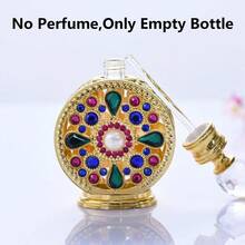 15毫升/1入組杜拜阿拉伯香水容器瓶,高端夏季必備精油旅行精油瓶化妝瓶(沒有香水,只有空瓶)阿拉伯女性香水瓶,復古精油香水瓶,女性禮物,旅行必備 - 彩色 - 查看 5