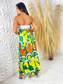 Women Skirts - 綠色 - 查看 2