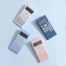 1pc Blue Scientific Calculator With High-definition Display For Students & Office Workers, Silicone Key Cover - Royal Blue - View 9