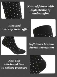 Copper Wellow Compression Socks Women Men 15-15 Mmhg Knee High Pregnant Nurses Pregnancy Maternity Cute Sports Gold Fit Cycling Adult Support Hose Circulation Long Women