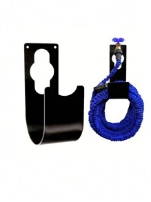 Nuevo Estante Portátil De Almacenamiento De Manguera De Pared De Plástico - Negro - Ver 3