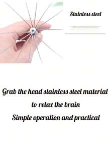 Wire Head Massager Soul Extractor Twelve Claws Relaxing Head Massager 6 Colors Available 1pc,School,Back To School,Travel,Travel Essentials,Home Essentials,Spa,Massage Tool,Massage,Massager,Spa