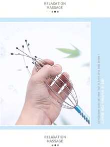 Wire Head Massager Soul Extractor Twelve Claws Relaxing Head Massager 6 Colors Available 1pc,School,Back To School,Travel,Travel Essentials,Home Essentials,Spa,Massage Tool,Massage,Massager,Spa