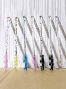 25pcs Disposable Eyelash Extension Brush Makeup Brush Mascara Wands Applicator Spoolers Eyelashes