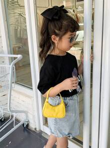 Children Mini Fashionable Princess Handbag, New Style Girls' Small Bag, Handheld - Yellow - View 4