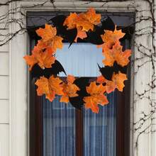 Halloween Decorative Floral Wreath - Multicolor - View 3