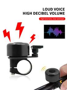 向鈴顏色彩繽紛的小型鋁合金拇指自行車鈴