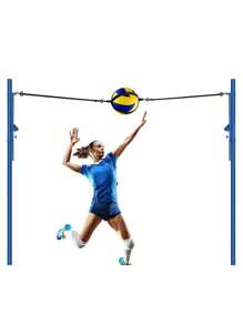 1pc Volleyball Spiiking Training Elastic Band Bounce Trainer For Jump Training And Pass Practice - Black - View 3
