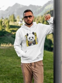 Men Sweatshirts - 白色 - 查看 2