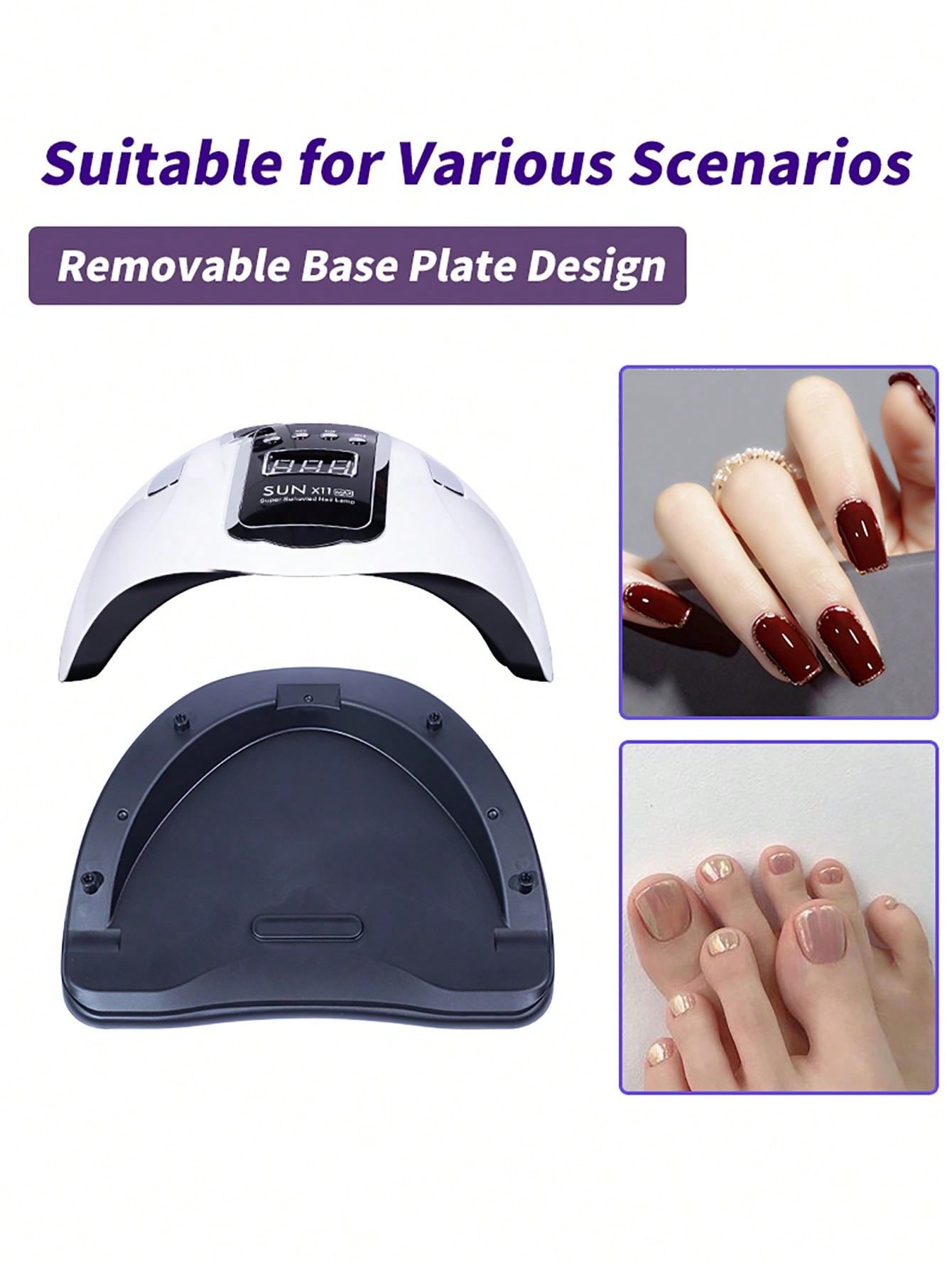 Nail Lamps Nail Machine,280W Powerful Nail Dryer Lamp For Manicure, 66 Leds Automatic Sensing