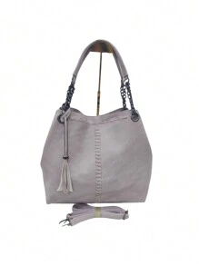 Women Tote Bags - 淡紫色 - 查看 1