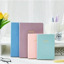 1 件 A5 圣诞拐杖糖彩色裱框厚纸笔记本，160 页，适合工作、办公室和学校 - 淺粉色 - 查看 7