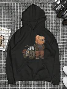 Men Sweatshirts - 黑色 - 查看 1