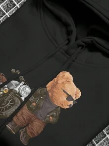 Men Sweatshirts - 黑色 - 查看 3