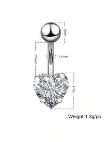 Belly Ring - 銀色 - 查看 2