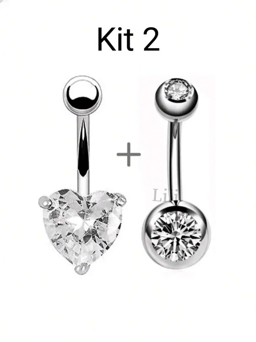 Belly Ring - 銀色 - 查看 1