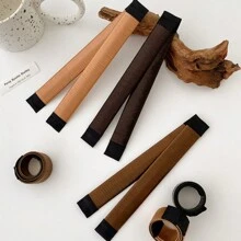 2pcs/set Hair Styling Tool For Toddler Girls' Bun Hairstyle, Including Hair Bun Maker And Hair Volume Pad - Black - View 5