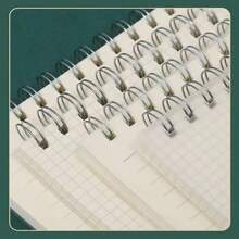 240張厚螺旋綁定筆記本,具有頂部翻轉功能,便籤 - 白色 - 查看 8