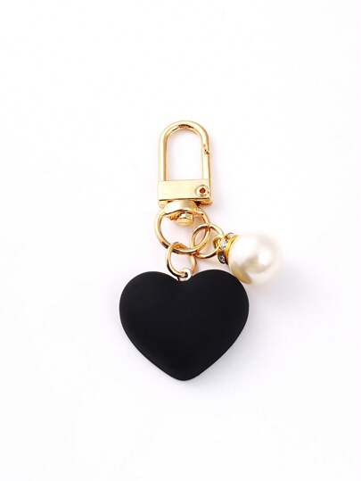 1pc Heart Shaped Bag Accessory Bag Accessories Gift, Gift, Accessories, Decor For Teen Girls Women College Students, Rookies & White-Collar Workers Car Accessories Women Key Chain Charms School Supplies Teacher Gifts Back To School Supplies Teacher Accessories Thank You Gifts Valentines