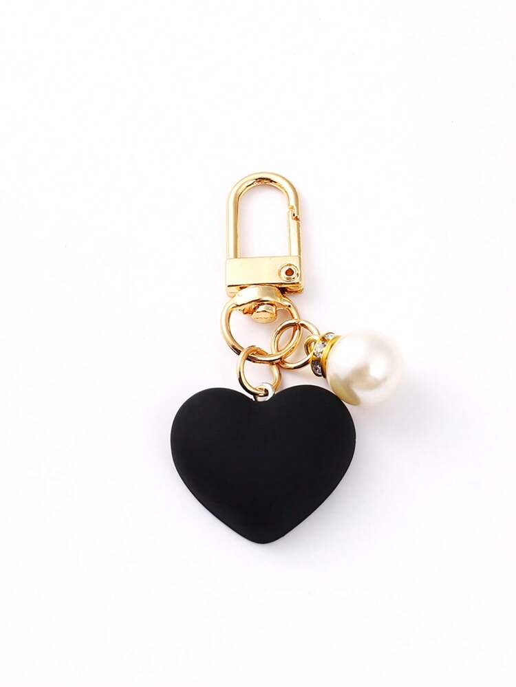 1pc Heart Shaped Bag Accessory Bag Accessories Gift, Gift, Accessories, Decor For Teen Girls Women College Students, Rookies & White-Collar Workers Car Accessories Women Key Chain Charms School Supplies Teacher Gifts Back To School Supplies Teacher Accessories Thank You Gifts Valentines