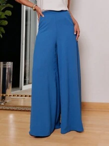 Women Pants - Royal Blue - View 7