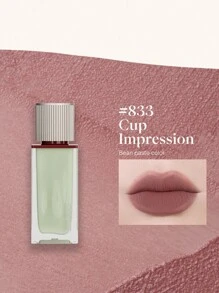 JOOCYEE 防轉移霧面絲絨光澤唇彩，質地輕盈柔滑，持久妝效 - 833杯口印 - 查看 1