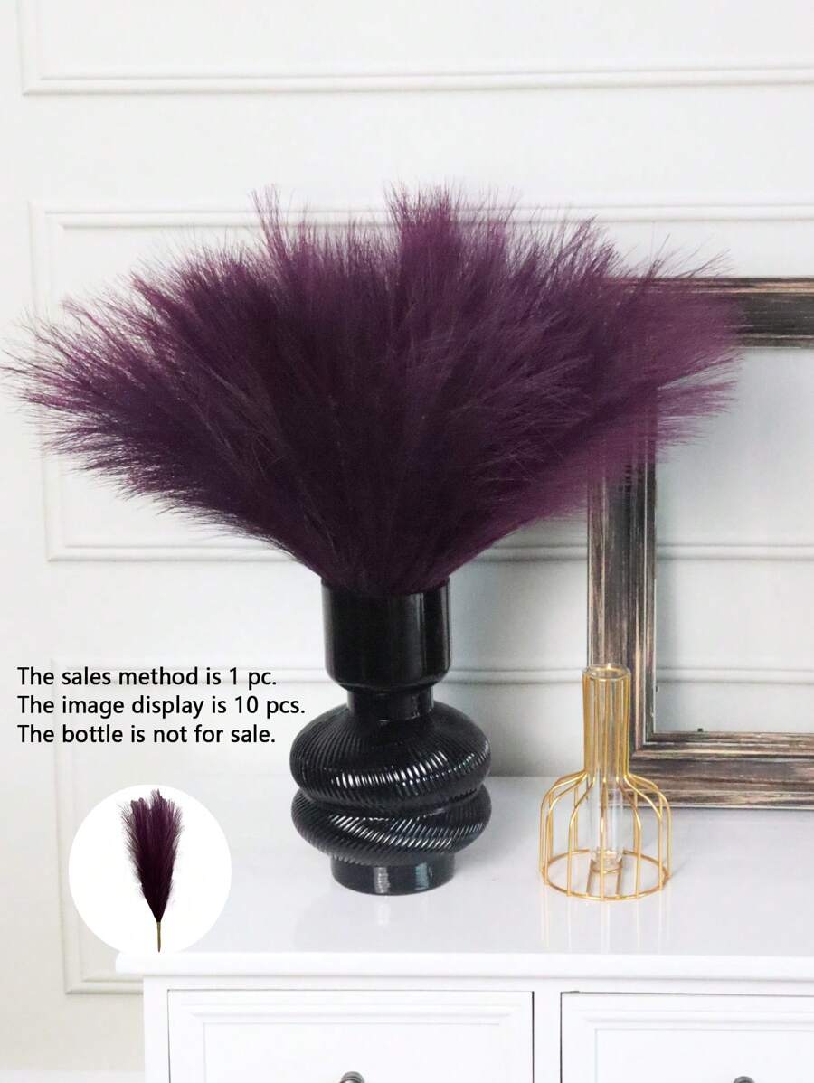 1 cây sậy nhân tạo rắn - Màu tím  Violet - Xem 1